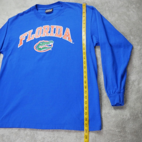 Vtg Steve & Barry's Florida Gators UF Long Sleeve Shirt Mens Large Blue Pullover - Picture 11 of 12